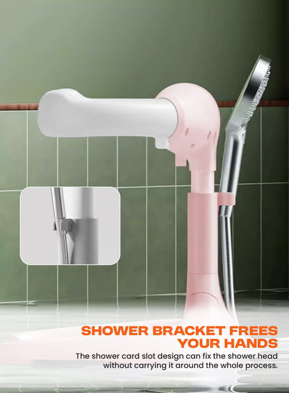 Foldable Baby Shower Stand with Huggable Bath Support