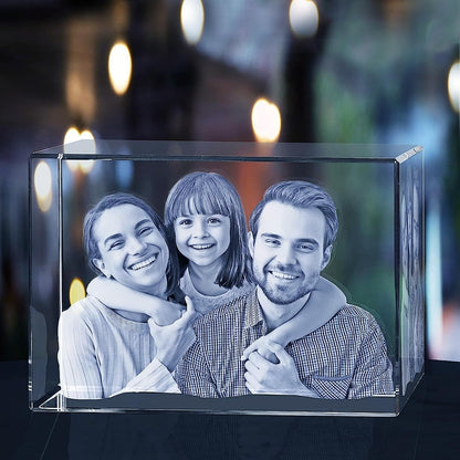 Personalised 3D Crystal with LED base