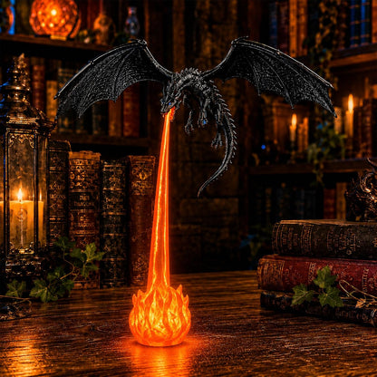 Dragon LED Flame Lamp | Fantasy Night Light