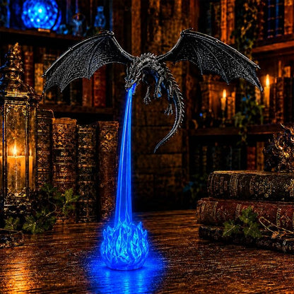 Dragon LED Flame Lamp | Fantasy Night Light