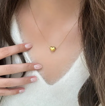 Heart Golden Necklace