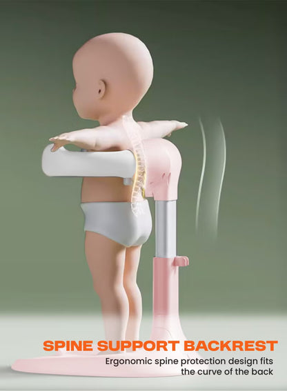 Foldable Baby Shower Stand with Huggable Bath Support