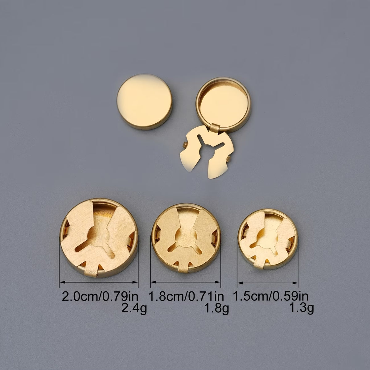 Womens' Detachable Shirts Button (10 Pcs)