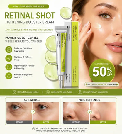 Celimax Retinol Shot Tightening Booster – Powerful Anti-Aging Serum for Firmer, Youthful Skin