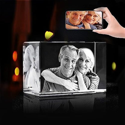 Personalised 3D Crystal with LED base